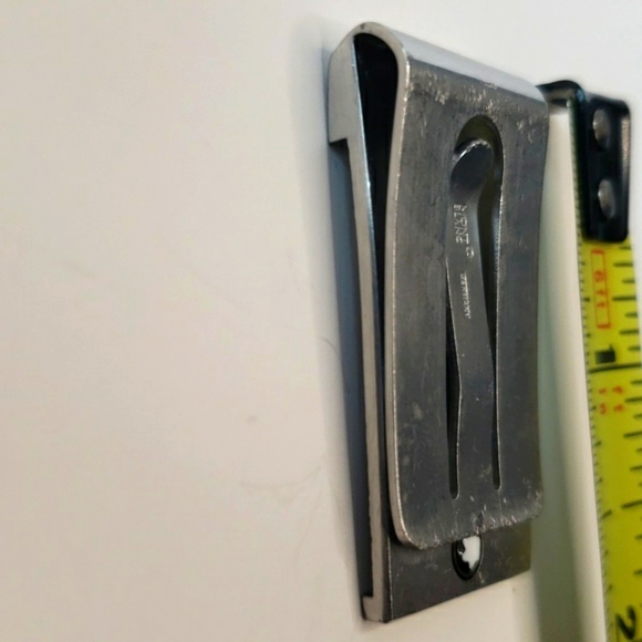 Mont Blanc Germany vintage VTG silver money clip signed with hallmark star - Picture 5 of 10